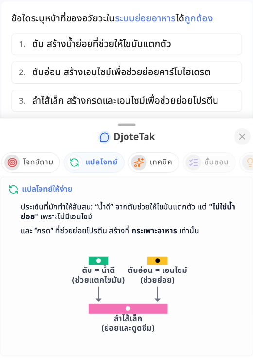 DjoteTak thinking example